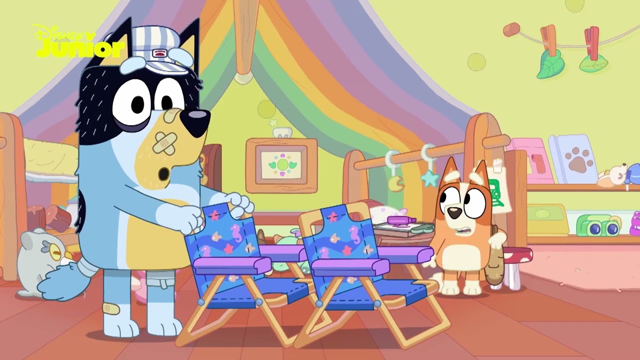 Troubleful Trains 🚆 | Bluey 💙 | Disney Junior Arabia img